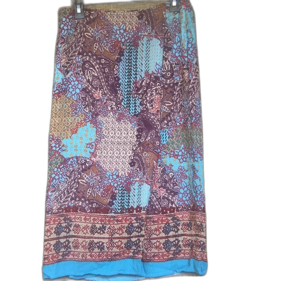 Evan Picone rayon wrap skirt. - Picture 1 of 4